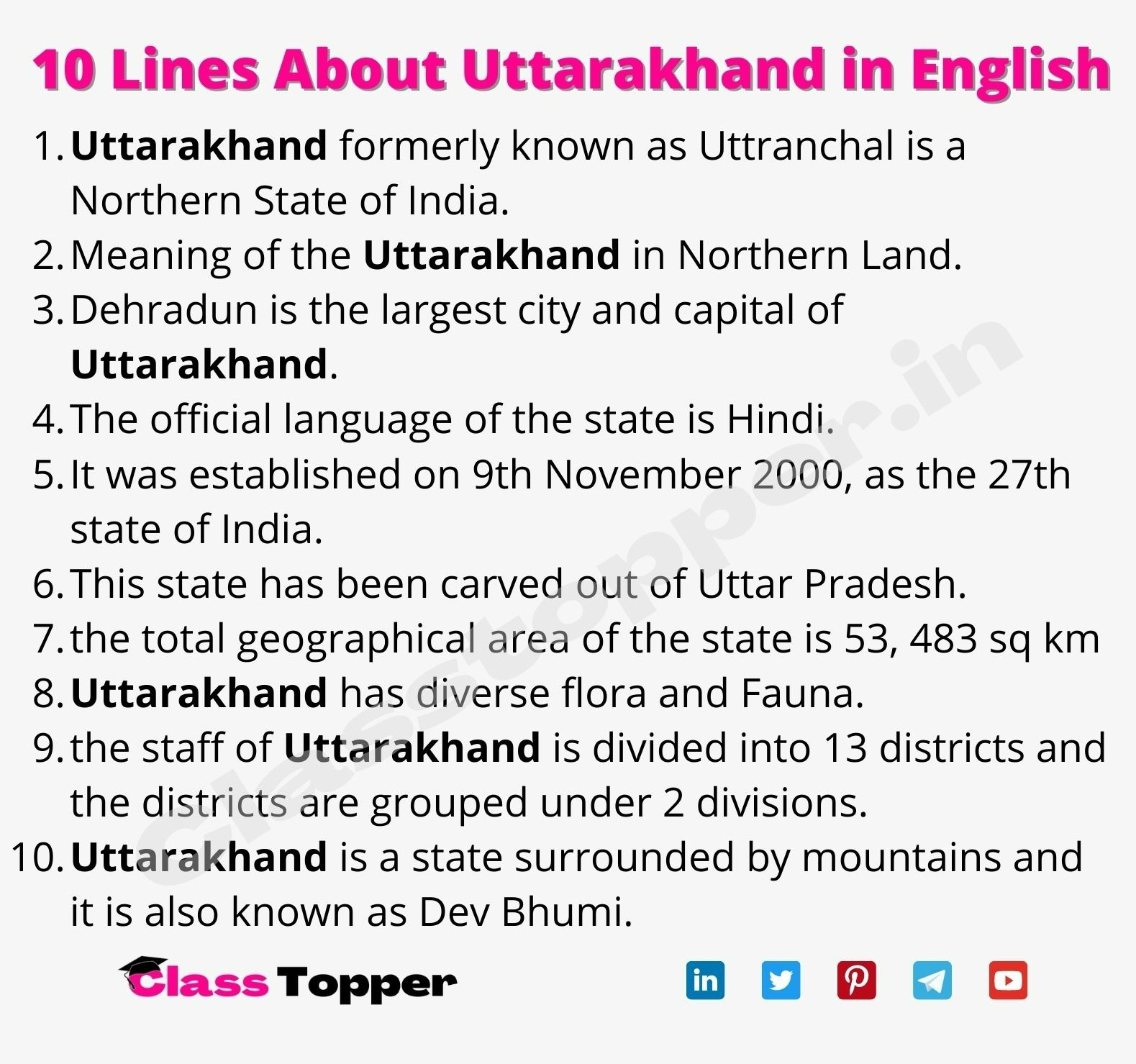 uttarakhand news today in english 10 lines pdf in hindi