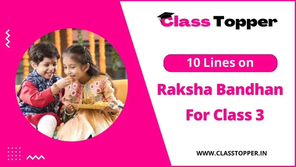 Raksha Bandhra for Class 3