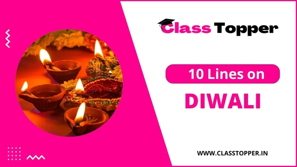 10 Lines on Diwali Festival in hindi for Class 2