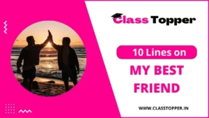 10 Lines on My best friend in Hindi for Class 2 Students