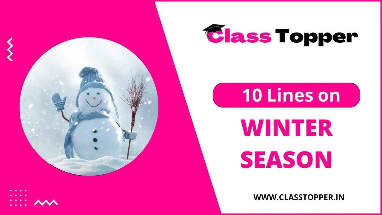 10 Lines on Winter Season in Hindi for Class 3 Students
