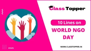 10 Lines on World NGO Day in Hindi – विश्व एनजीओ दिवस पर 10 लाइन