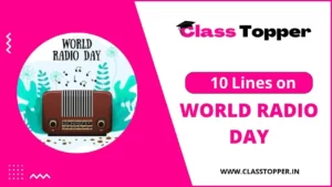 10 Lines on World Radio Day in Hindi – विश्व रेडियो दिवस पर 10 लाइन