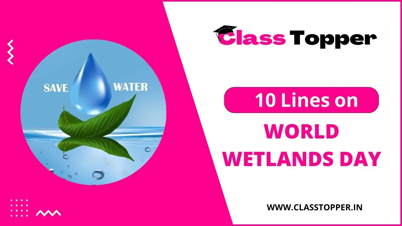 10 Lines on World Wetlands Day in Hindi for Students