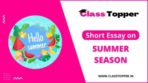 10 Lines on Summer Season in Hindi for Class 1 Students