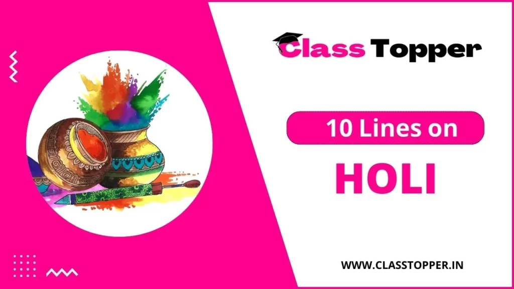 essay on holi for class 2 in hindi
