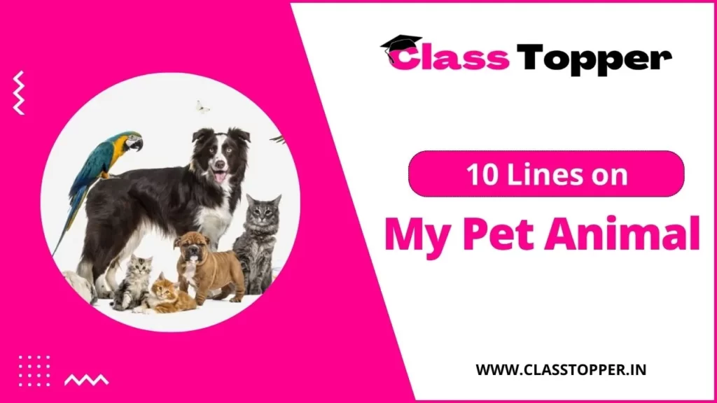 10 Lines on My Pet Animal
