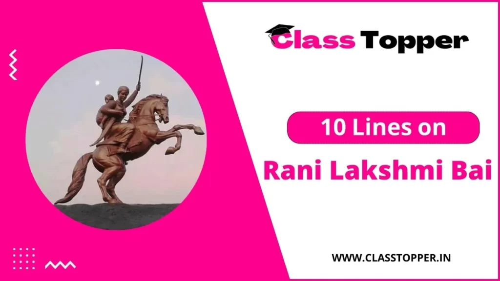 10 Lines on Rani Lakshmi Bai