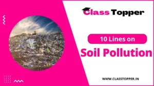 मिट्टी का प्रदूषण पर 10 लाइन | 10 Lines on Soil Pollution in Hindi