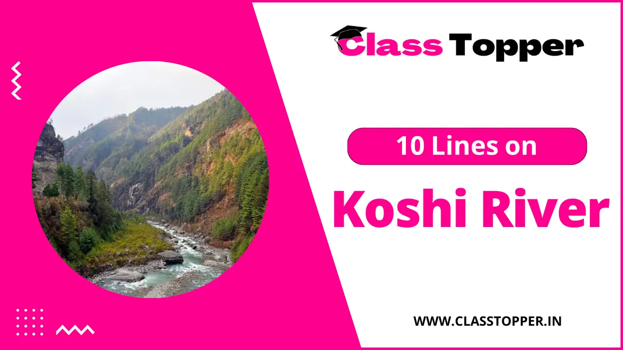 10 Lines on Koshi River in Hindi