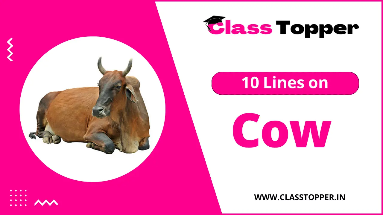 10 Lines on Cow for Children and Students
