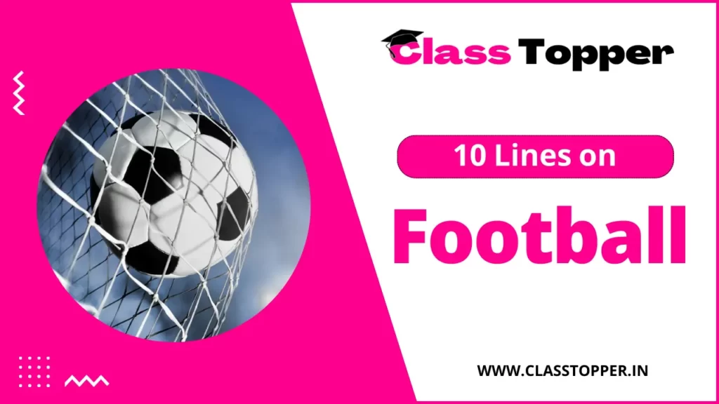 10 Lines on Football