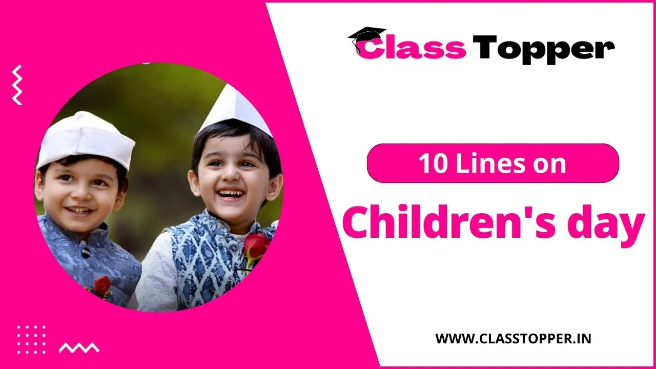 10 Lines on Children’s day for Children and Students