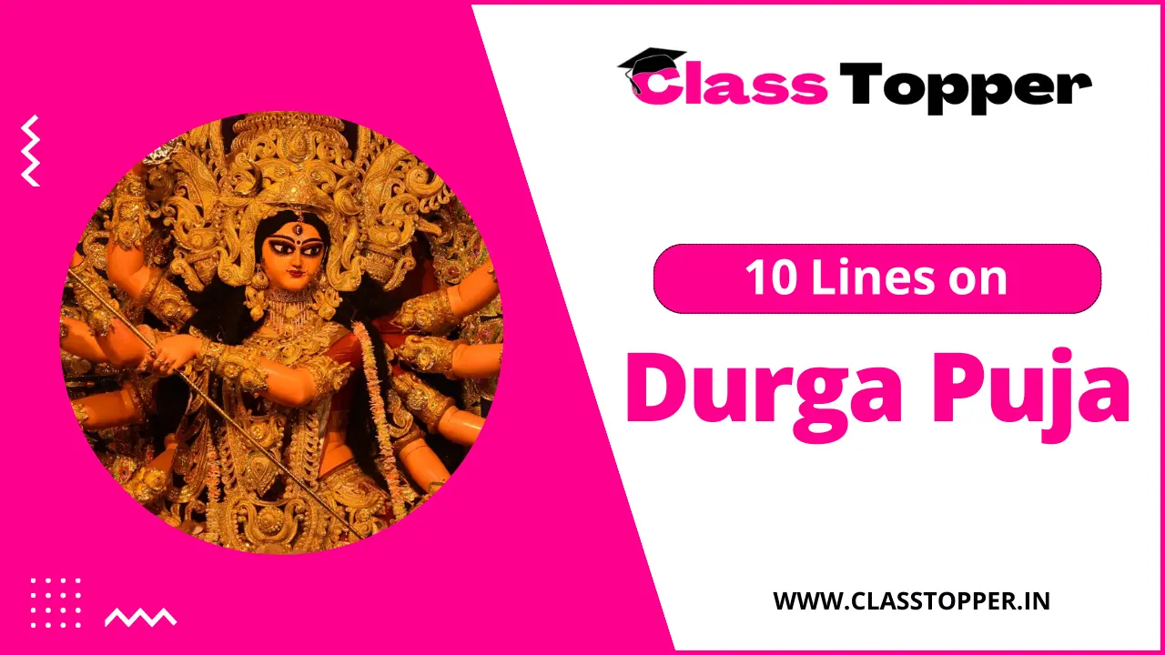 10 Lines on Durga Puja for Children and Students