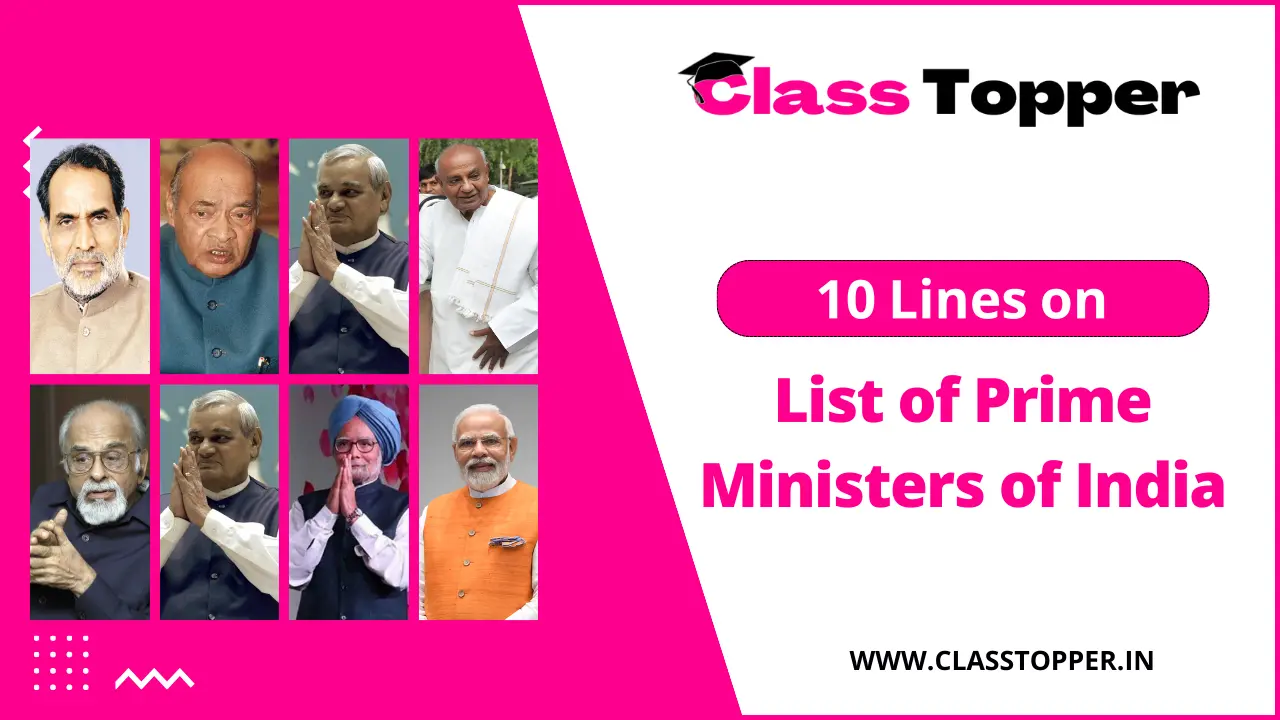 Full List of Prime Ministers of India from 1947 to 2023