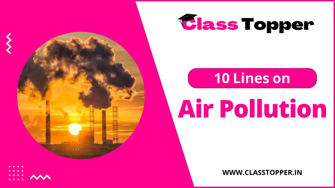 10 Lines on Air Pollution