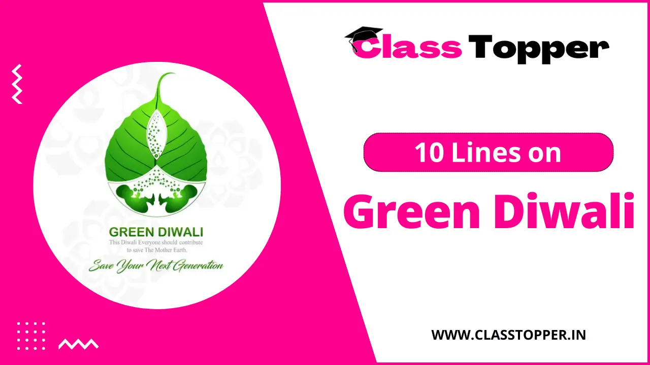 10 Lines on Green Diwali for Children and Students