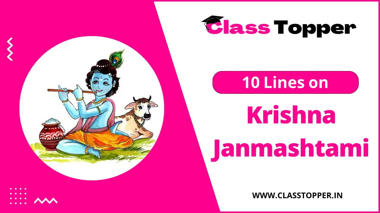 10 Lines on Krishna Janmashtami for Children and Students