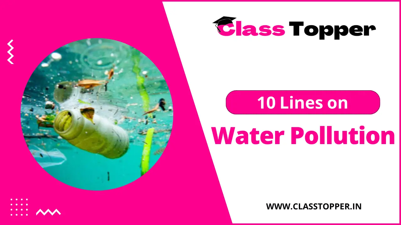 10 Lines on Water Pollution